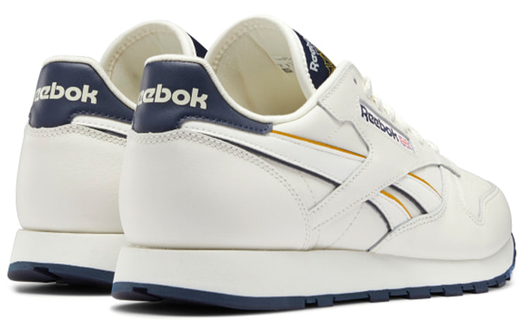 Shop Reebok Classic Leather ''Chalk Vector Navy Oro'' GZ7338