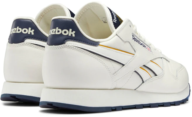 Reebok Classic Leather ''Chalk Vector Navy Oro'' GZ7338 Shop Reebok Classic Leather ''Chalk Vector Navy Oro'' GZ7338
