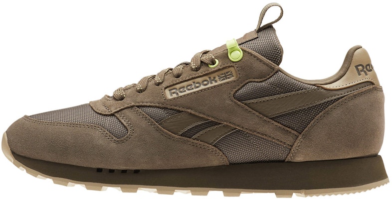 Reebok Classic Leather 'Brown Neon Green' CN3618 Buy Reebok Classic Leather 'Brown Neon Green' CN3618