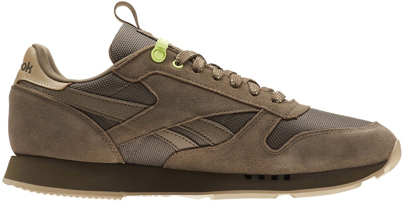 Reebok Classic Leather 'Coklat Neon Hijau' CN3618 Order Reebok Classic Leather 'Coklat Neon Hijau' CN3618