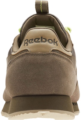 Reebok Classic Leather 'Coklat Neon Hijau' CN3618 Shop Reebok Classic Leather 'Coklat Neon Hijau' CN3618
