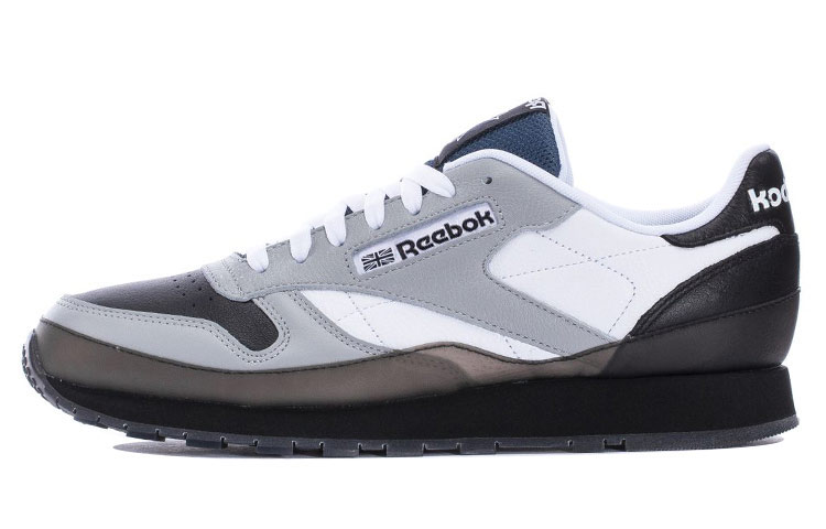 Reebok Classic Leather 'Grey Black Low-Top' GY0501
