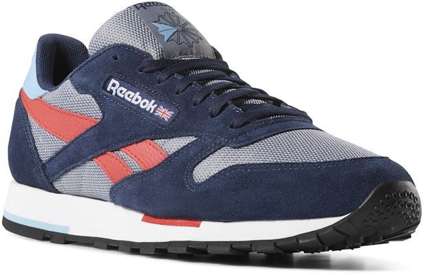 Reebok Classic Leather 'Gray Blue Orange' DV3836 Lookbook Reebok Classic Leather 'Gray Blue Orange' DV3836