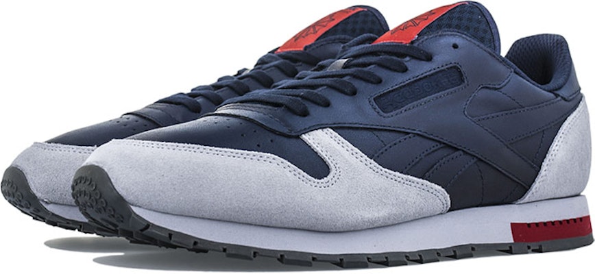 Reebok Classic Leather 'Grey Blue Patchwork' BD4415 Lookbook Reebok Classic Leather 'Grey Blue Patchwork' BD4415