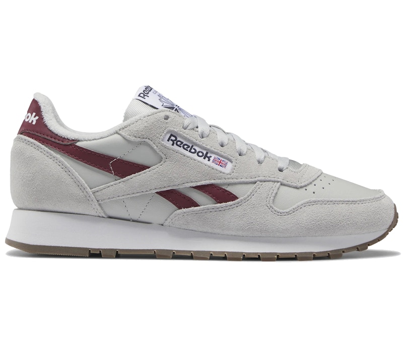 Reebok Classic Leather 'Grey Classic Burgundy' GV9640