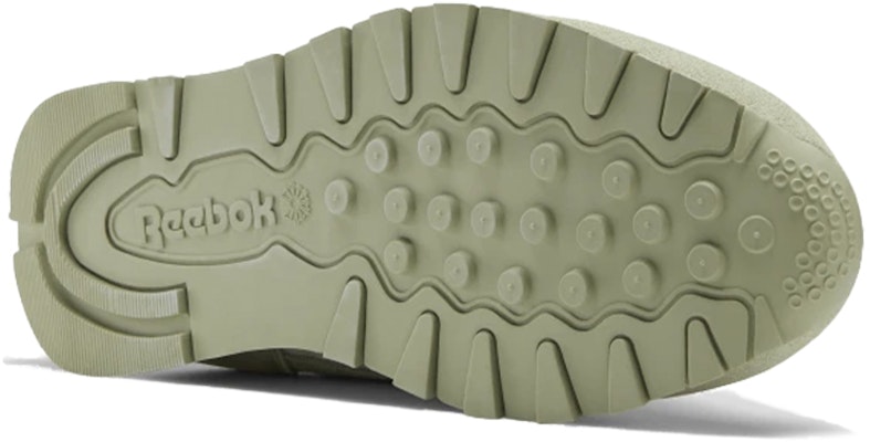 Reebok Classic Leather Gray/Green FV6419 Details for Reebok Classic Leather Gray/Green FV6419