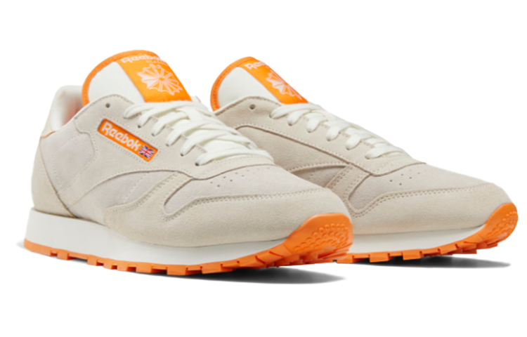 Lookbook Reebok Klasik Kulit Kelabu Jingga FV1965