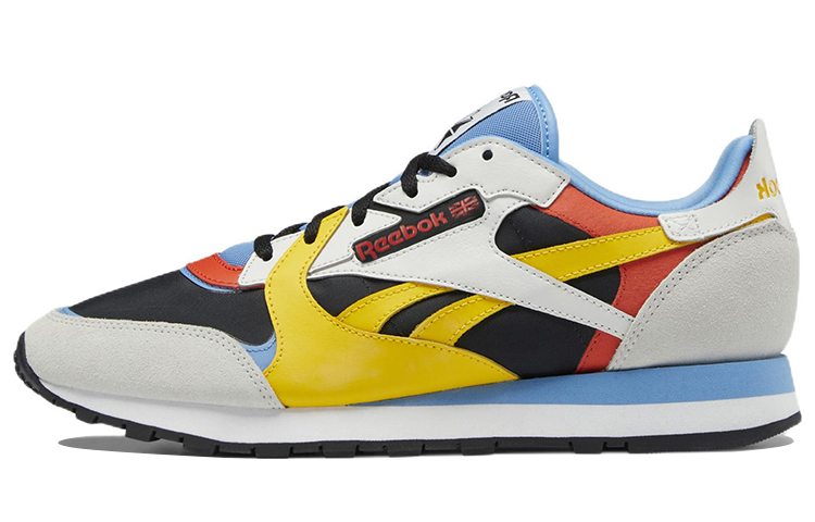 Reebok Classic Leather Retro Wear-resistant Gray Yellow 'Grey' GX2847 ...