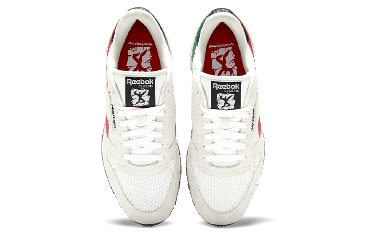 Shop リーボック クラシックレザー 人権NOW! グレー/レッド GY0705