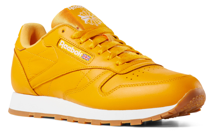 Lookbook Reebok Classic Leather 復古耐磨跑步鞋 檸檬黃
