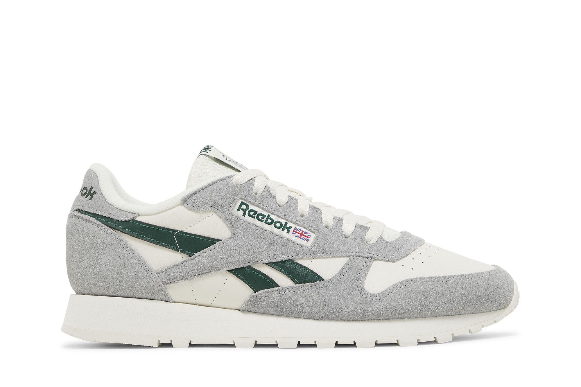 Buy 리복 클래식 레더 '퓨어그레이 다크그린' (Reebok Classic Leather '퓨어그레이 다크그린') GX9319