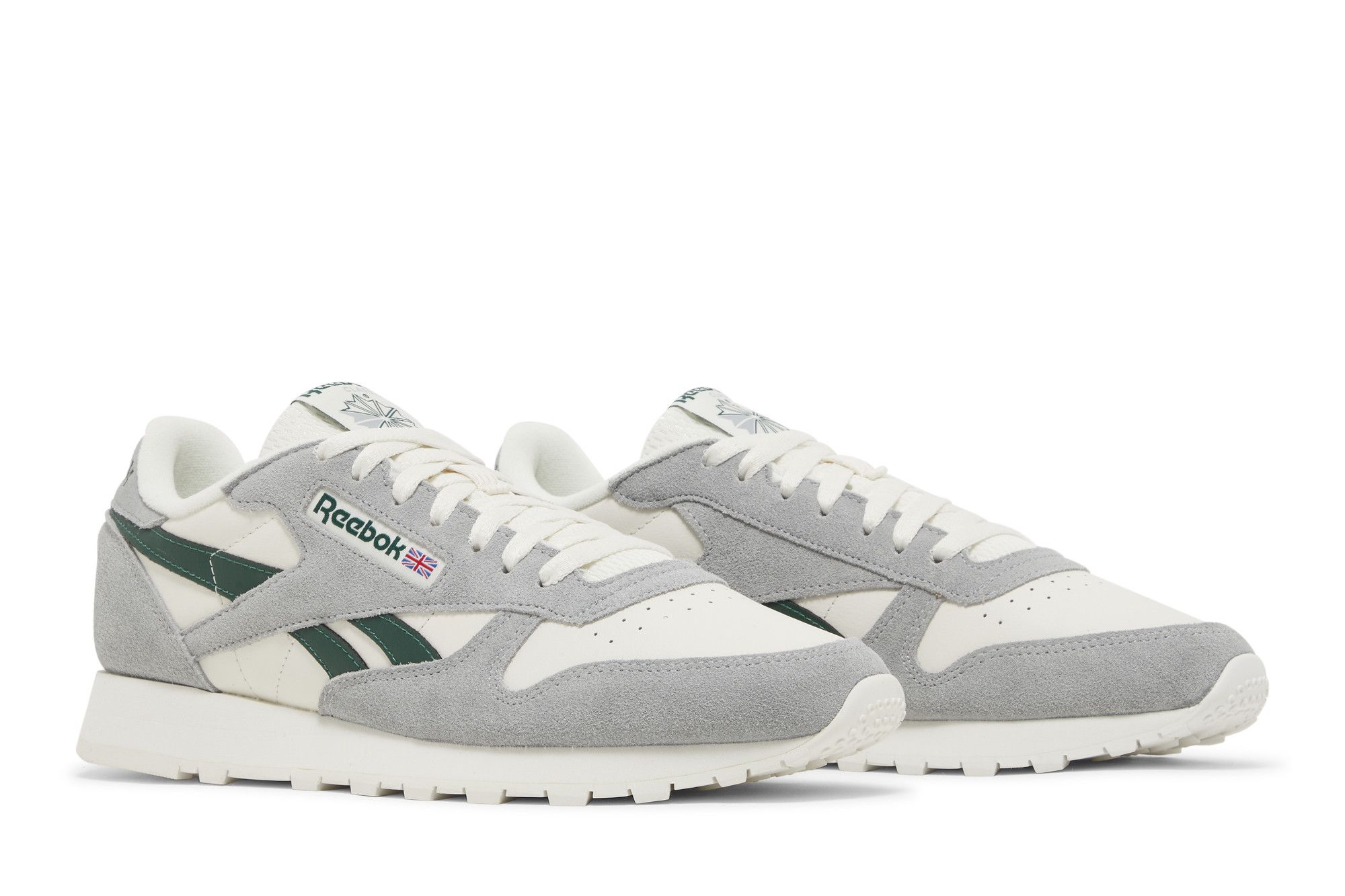 Cheap 리복 클래식 레더 '퓨어그레이 다크그린' (Reebok Classic Leather '퓨어그레이 다크그린') GX9319