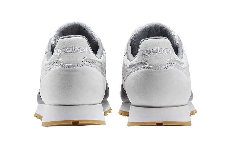 Lookbook Reebok Classic Leather 'Biru Batu Tulisan yang Dicuci Pasir' BS9745