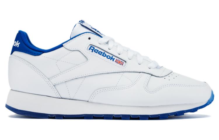 Order Reebok Classic Leather 拼接復古 減震防滑耐磨透氣 低筒 跑步鞋 男女款 白色