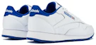 Shop Reebok Classic Leather 拼接復古 減震防滑耐磨透氣 低筒 跑步鞋 男女款 白色