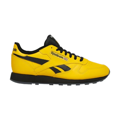 Reebok Classic Leather 'Toxic Yellow Black'