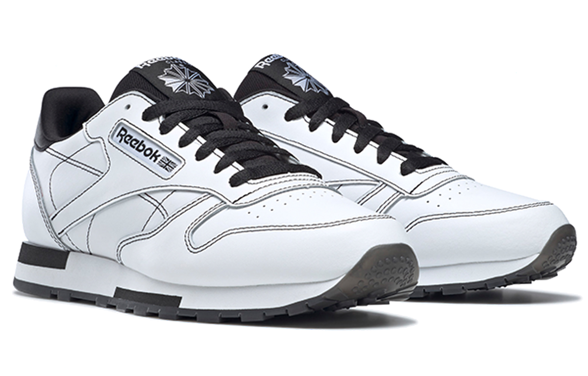 Lookbook リーボック クラシックレザー 白黒 (Rībōku Kurashikkurezā Shiro Kuro) GW0148