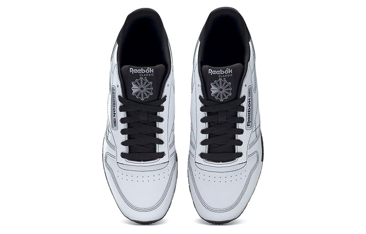 Shop リーボック クラシックレザー 白黒 (Rībōku Kurashikkurezā Shiro Kuro) GW0148