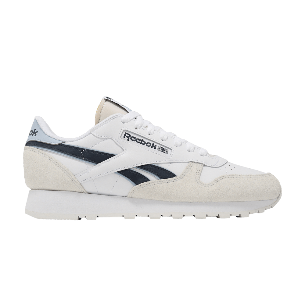 Buy Reebok Classic Leather 'Putih Hitam Biru Pucat' 100074353