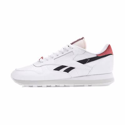 Reebok Classic Leather 'White Black Vector Red'