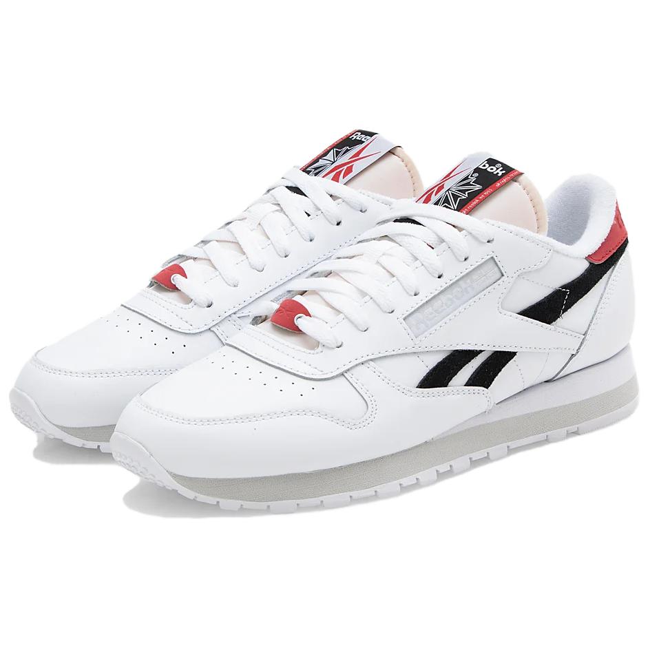 Lookbook 리복 클래식 레더 '화이트 블랙 벡터 레드' 100202344