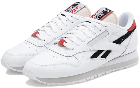 Reebok經典皮革鞋款 '白色黑韻紅' 100202344 Lookbook Reebok經典皮革鞋款 '白色黑韻紅' 100202344