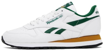 Reebok Classic Leather 'Putih Hijau Gelap Emas' 100074355 Buy Reebok Classic Leather 'Putih Hijau Gelap Emas' 100074355