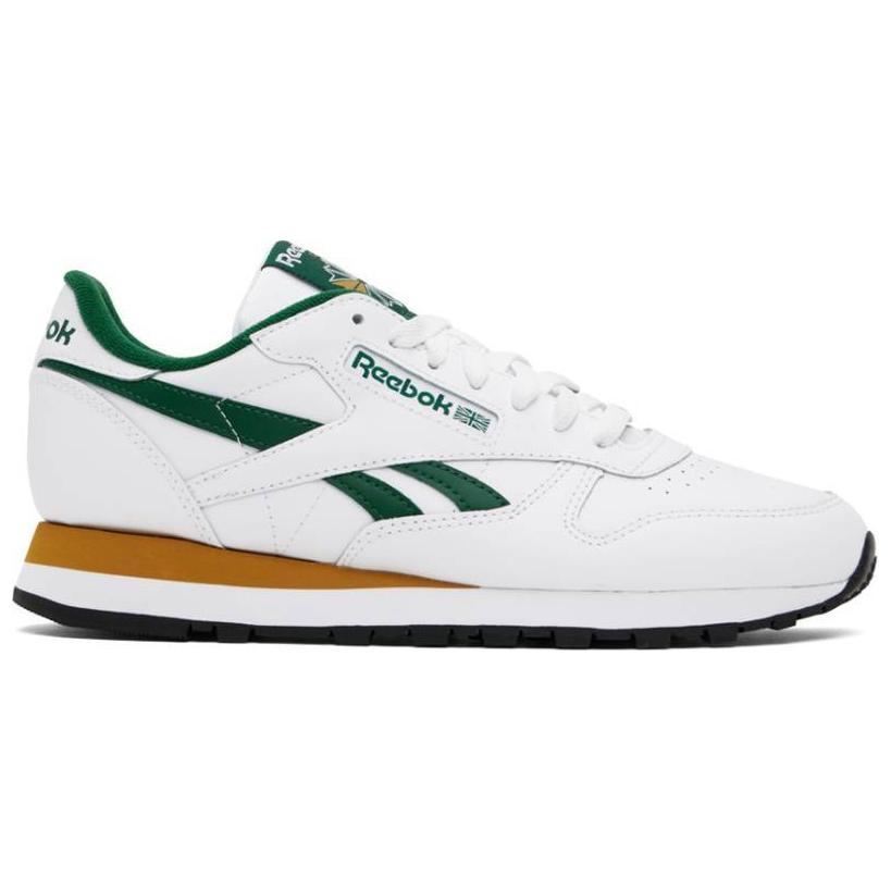 Reebok Classic Leather 'White Dark Green Gold' 圖 2