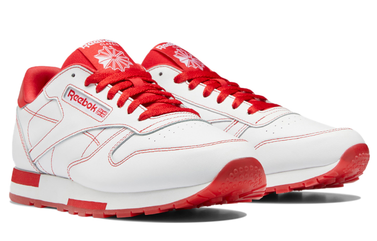 Reebok Classic Leather 'White Dynamic Red' 圖 3