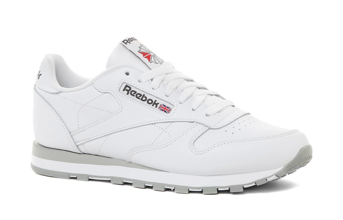 Lookbook Reebok Classic Leather 'White Grey' 2214