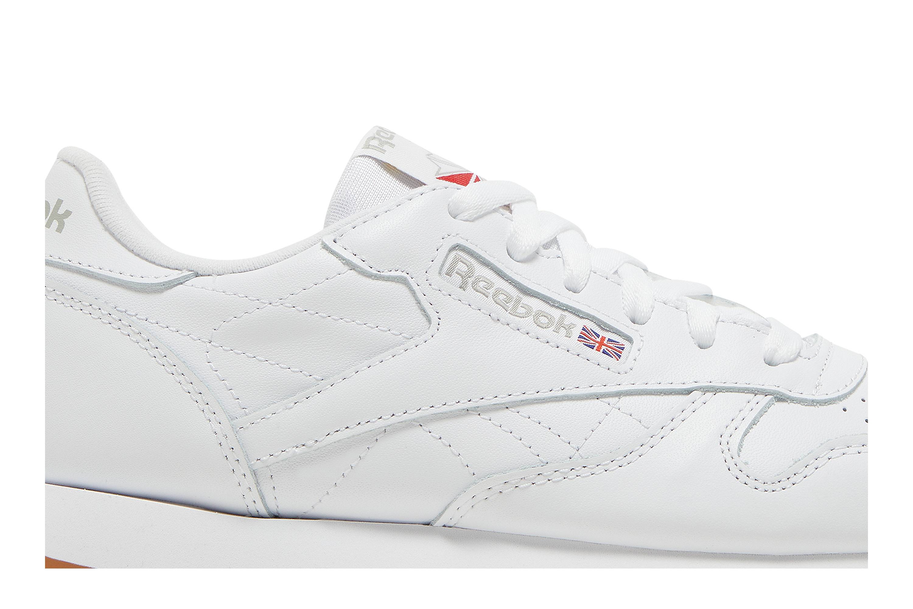 Order (W) リーボック クラシックレザー 白ガム (Rībōku Kurashikkurezā Shiro Gamu) 49801