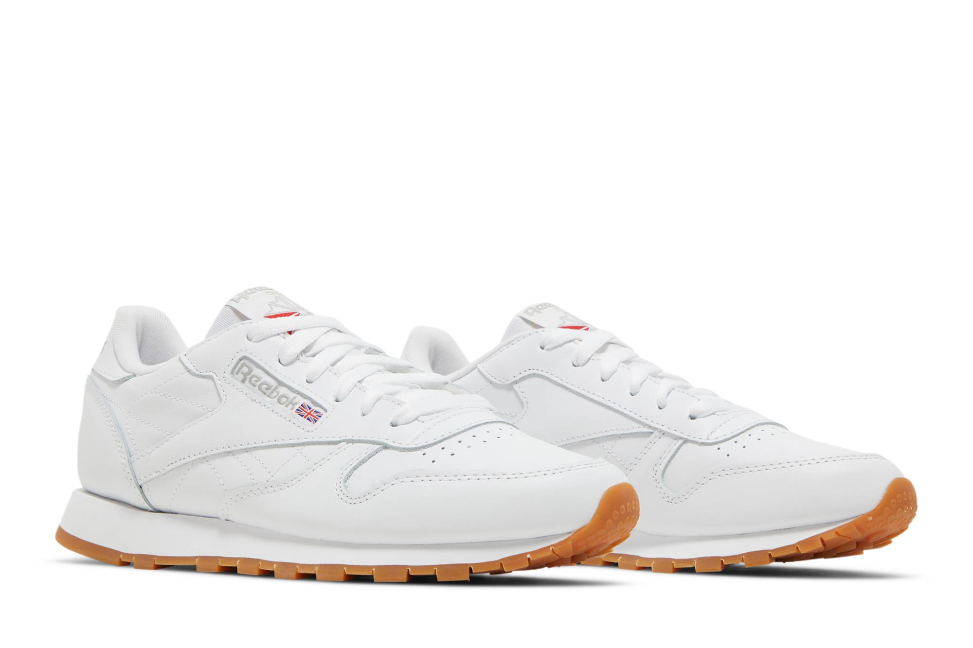 Cheap (W) リーボック クラシックレザー 白ガム (Rībōku Kurashikkurezā Shiro Gamu) 49801