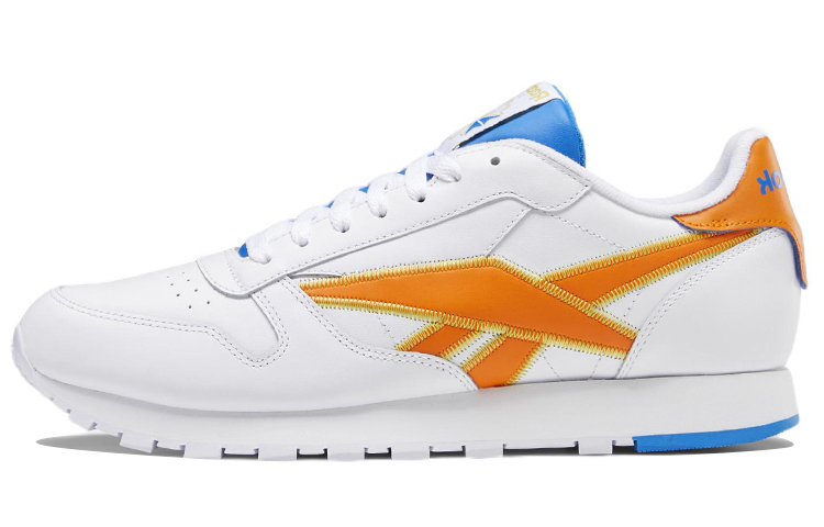 Buy 리복 클래식 레더 화이트 오렌지 옐로우 (78 characters) FW8058