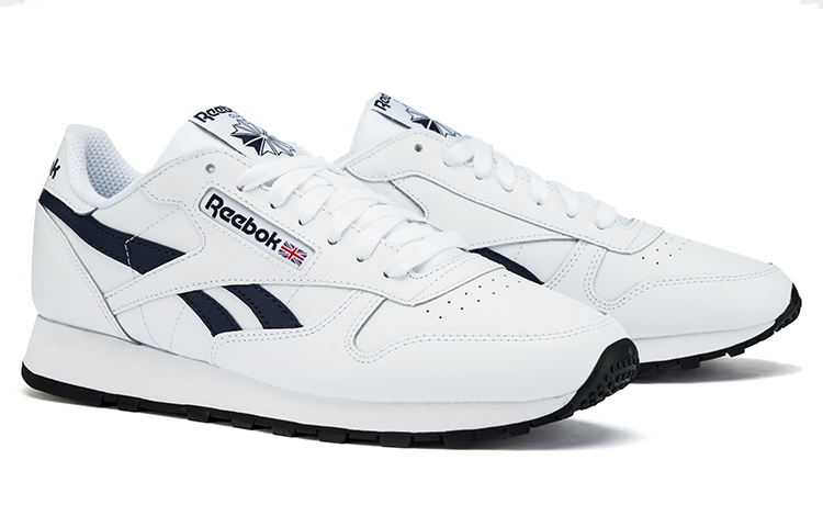 Lookbook Reebok Classic Leather 'Blanco Vector Azul Marino' 100033996