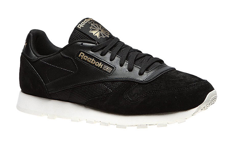 Lookbook Reebok Classic Leather ALR 'Black Chalk' Sepatu Hitam Coklat BS5243