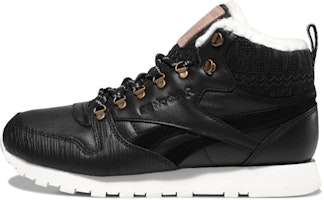 Reebok Classic Leather Arctic Boots 'Black Fleece-lined Running' FZ1207 Reebok Classic Leather Arctic Boots 'Black Fleece-lined Running' FZ1207