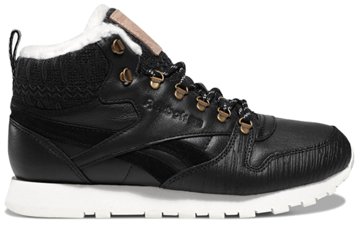 Order Reebok Classic Leather Arctic Boots 'Black Fleece-lined Running' FZ1207