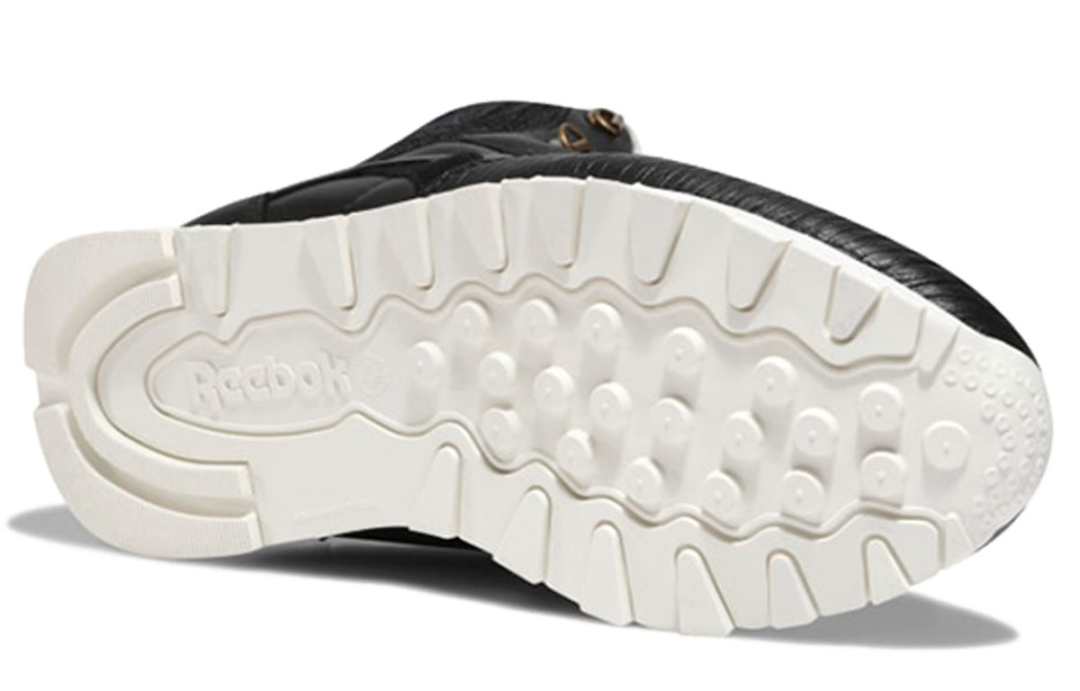 Details for Reebok Classic Leather Arctic Boots 'Black Fleece-lined Running' FZ1207