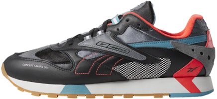 Reebok CL LTHR ATI 90S 'Black Gray Orange' DV6257 Reebok CL LTHR ATI 90S 'Black Gray Orange' DV6257