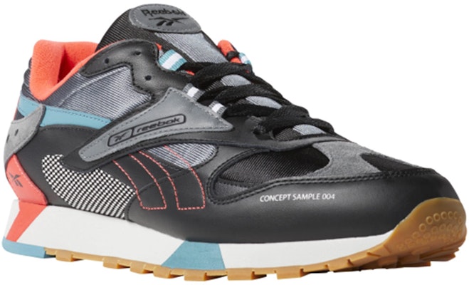Reebok CL LTHR ATI 90S 'Black Gray Orange' DV6257 Lookbook Reebok CL LTHR ATI 90S 'Black Gray Orange' DV6257