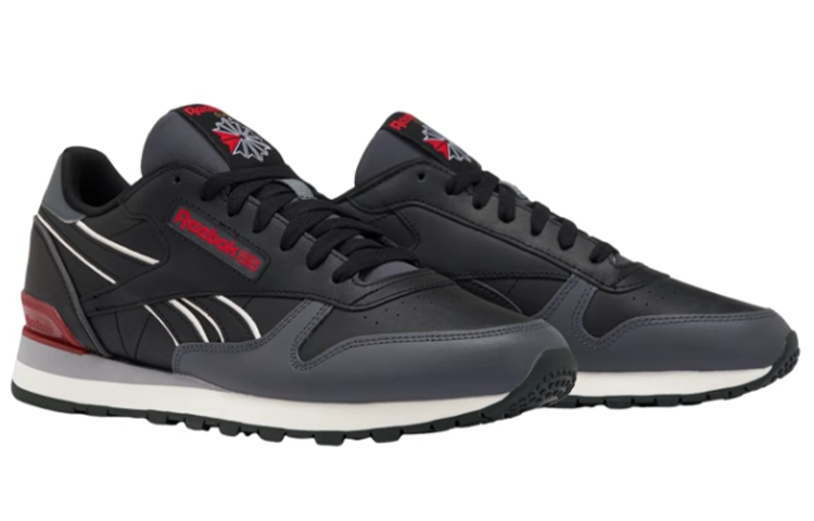 Lookbook Reebok Classic Leather CLIP 'Black Red' 100074395