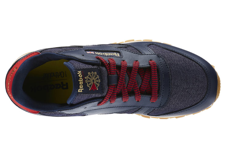 Shop Reebok Classic Leather DG Scarpe Antiscivolo Resistenti Unisex Blu Navy AR2042