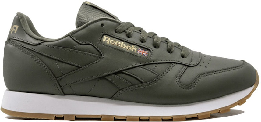 Reebok Klasik Kulit Getah 'Hijau Tentera' CN2268 Order Reebok Klasik Kulit Getah 'Hijau Tentera' CN2268