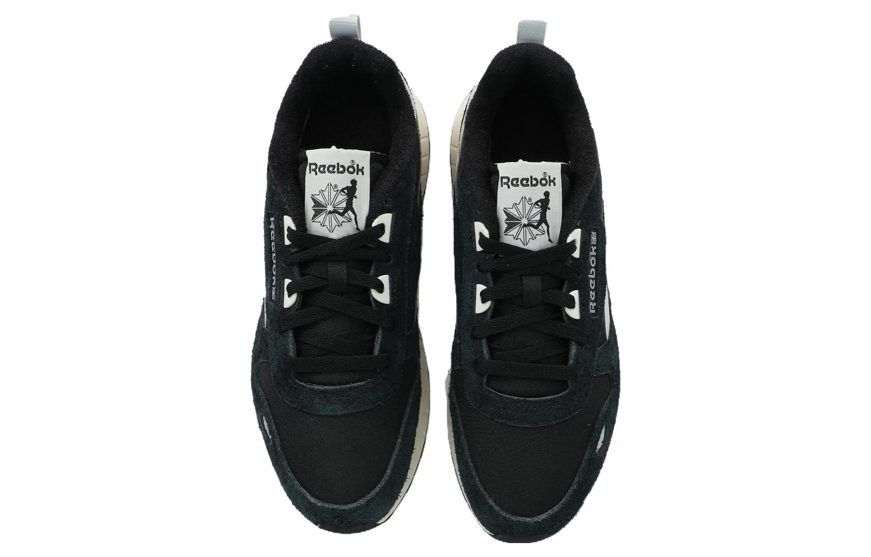 Shop Reebok Classic Leather Hexalite 'Black Steely Fog' Hitam Abu-abu 100032780