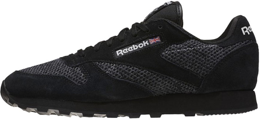 Reebok Classic Leather Knit 'Negro Gris' BD1646 Buy Reebok Classic Leather Knit 'Negro Gris' BD1646