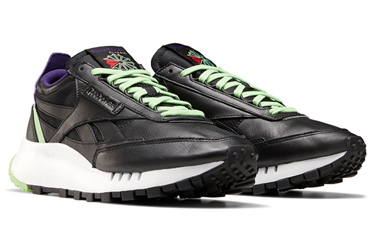 Lookbook Reebok Classic Leather Legacy 'Hitam Neon Mint' FY7554