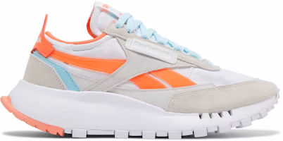 (Women) Reebok Classic Leather Legacy 'White Orange Flare' FY7435 (Women) Reebok Classic Leather Legacy 'White Orange Flare' FY7435