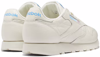 Shop Reebok Classic Leather系列 減震防滑耐磨 低筒 跑步鞋 米白