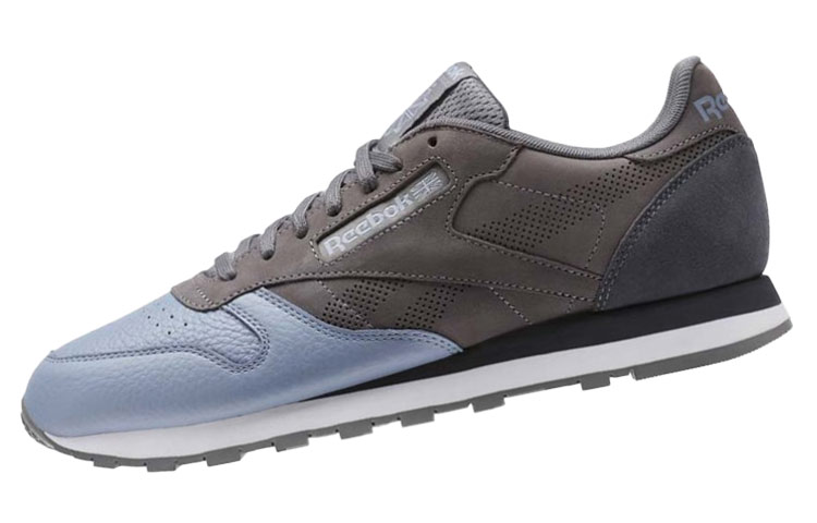 Lookbook Reebok Classic Leather 防滑耐磨 低筒運動鞋 灰藍
