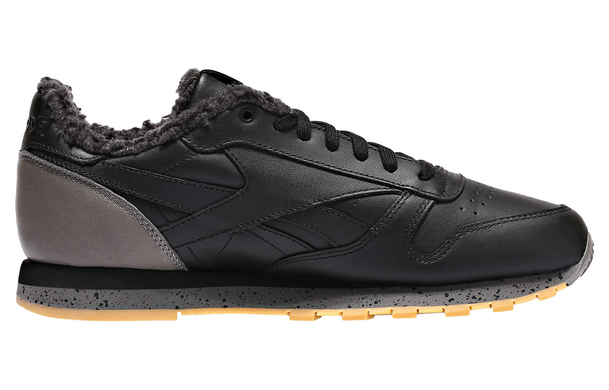 Reebok Classic Leather Low Sherpa SPP 'Black Gray' 圖 2